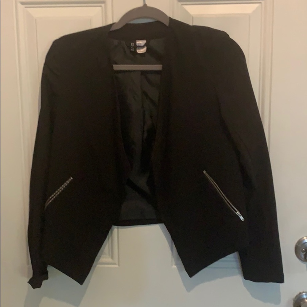 H&M Draped Blazer Sz 4 - Gently used